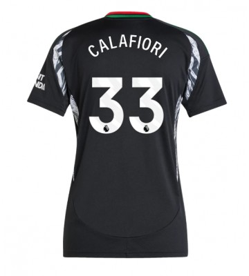 Arsenal Riccardo Calafiori #33 Bortatröja Dam 2024-25 Kortärmad